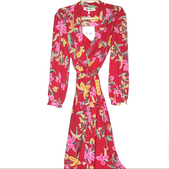 dvf carla tulip dress
